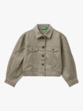 Benetton Kids' Collared Denim Jacket