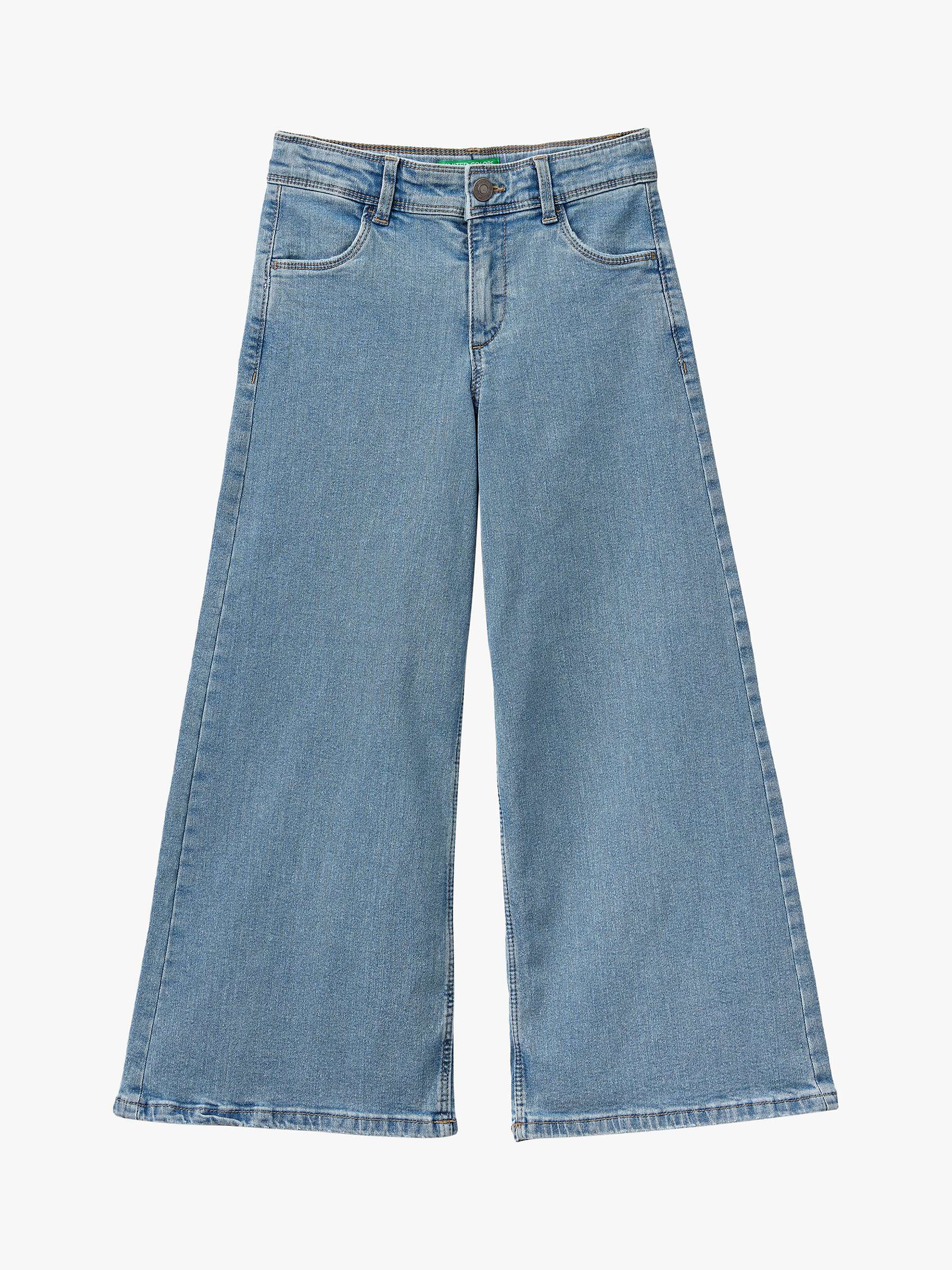 Buy Benetton Kids' Wide Leg Jeans Online at johnlewis.com