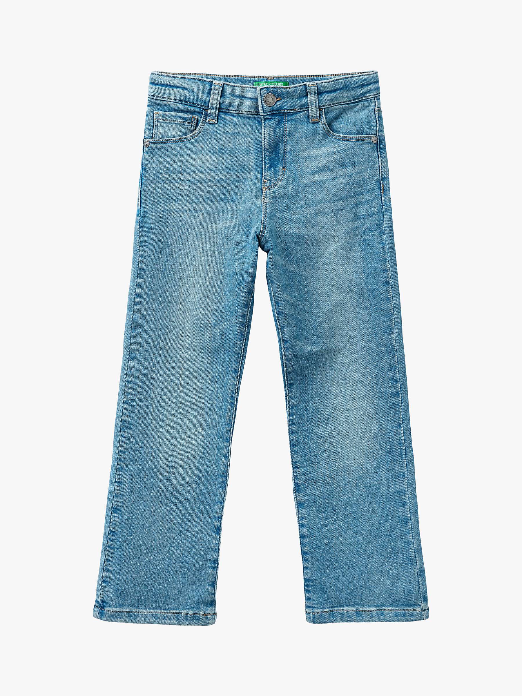Buy Benetton Kids' Stretch Jeans, Blue Online at johnlewis.com