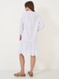 Crew Clothing Broderie Anglaise Kaftan Dress, White