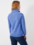 Crew Clothing Half Zip Sweatshirt, Aqua Blue