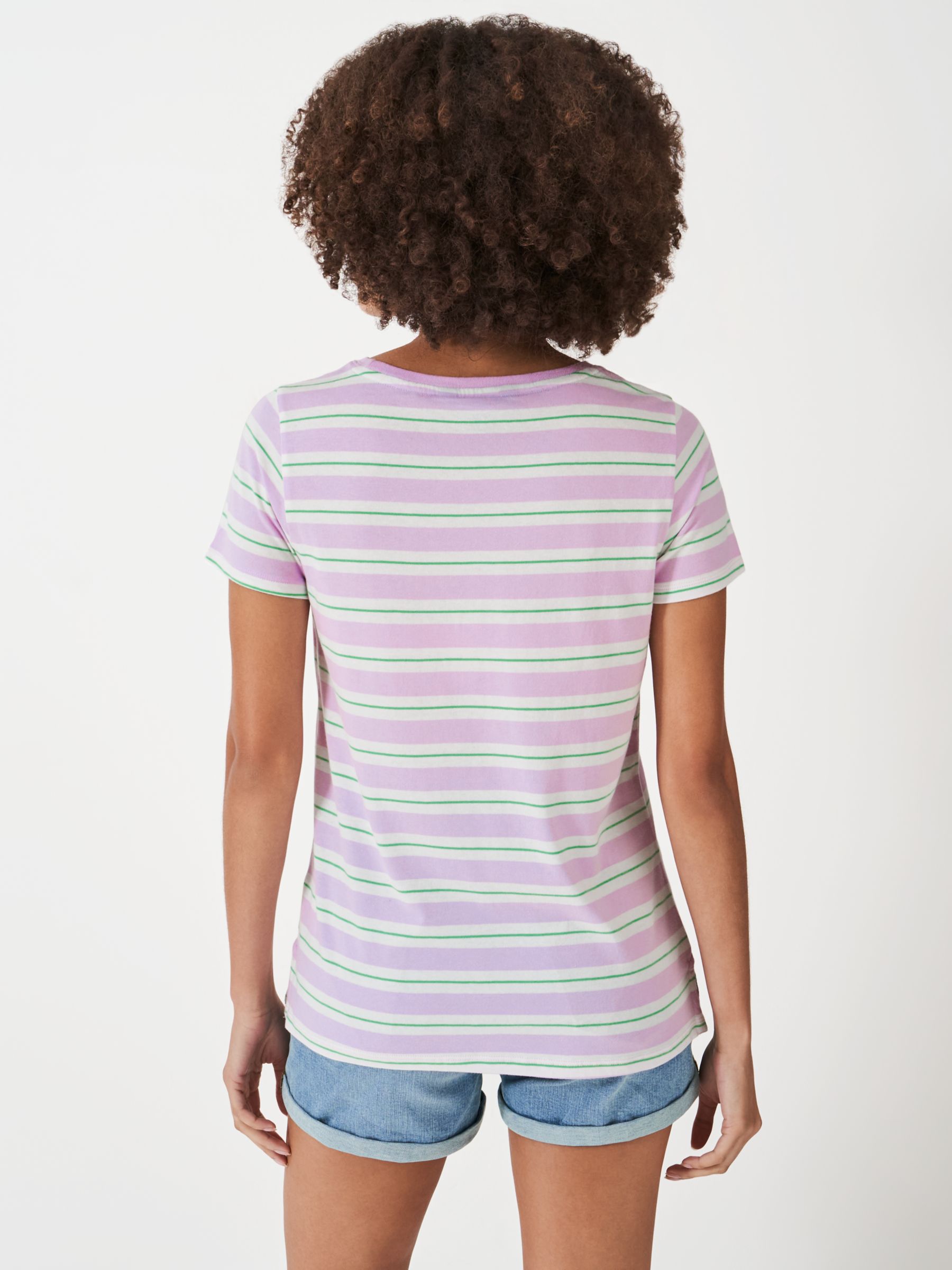 Buy Crew Clothing Breton Stripe T-Shirt Online at johnlewis.com