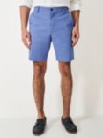 Crew Clothing Bermuda Stretch Chino Shorts, Mid Blue