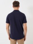 Crew Clothing Salcombe Patch Classic Polo Shirt, Navy Blue, Navy Blue