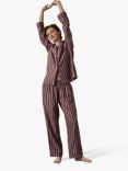 Piglet in Bed Linen Blend Striped Pyjama Trouser Set