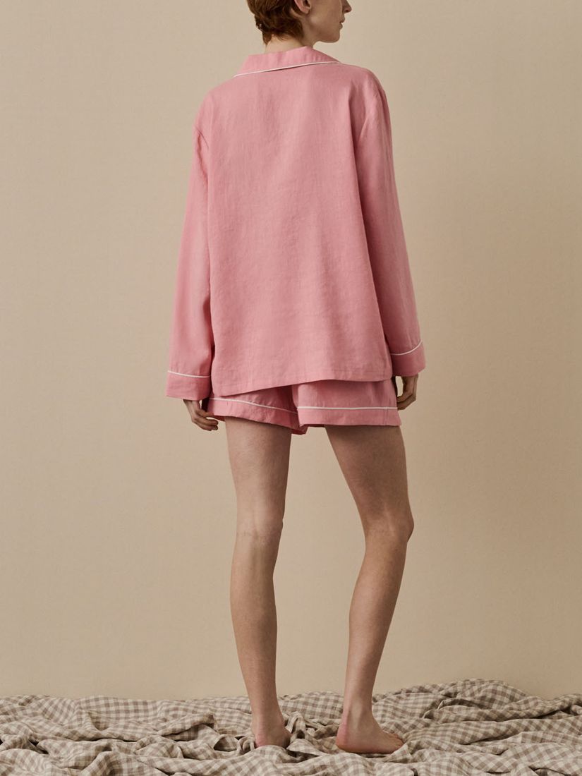 Buy Piglet in Bed Linen Blend Pyjama Shorts Set Online at johnlewis.com