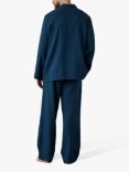 Piglet in Bed Linen Blend Pyjama Trouser Set, Marine Blue