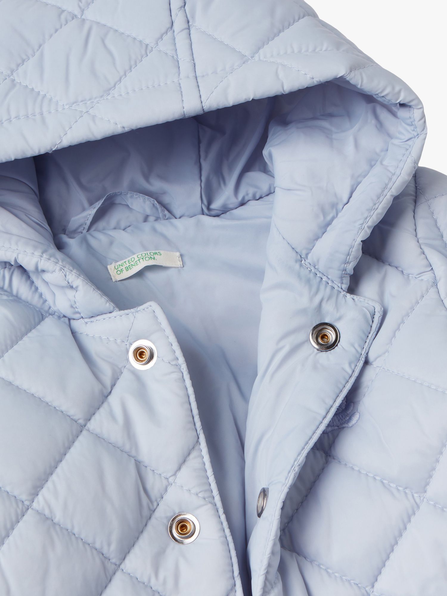 Buy Benetton Baby Quilted Hooded Jacket Online at johnlewis.com