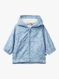 Benetton Baby Unicorn Print Hooded Rain Jacket