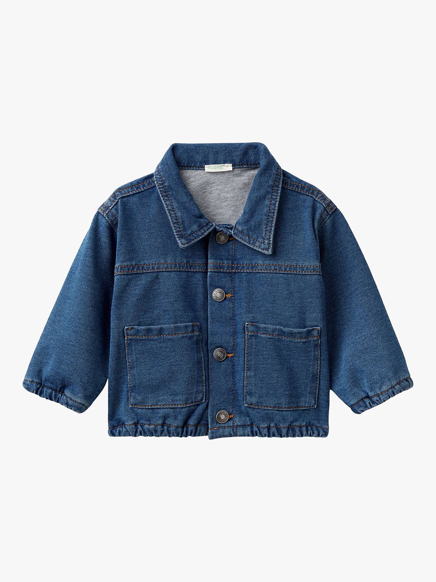 Buy Benetton Baby Denim Jacket, Blue Online at johnlewis.com