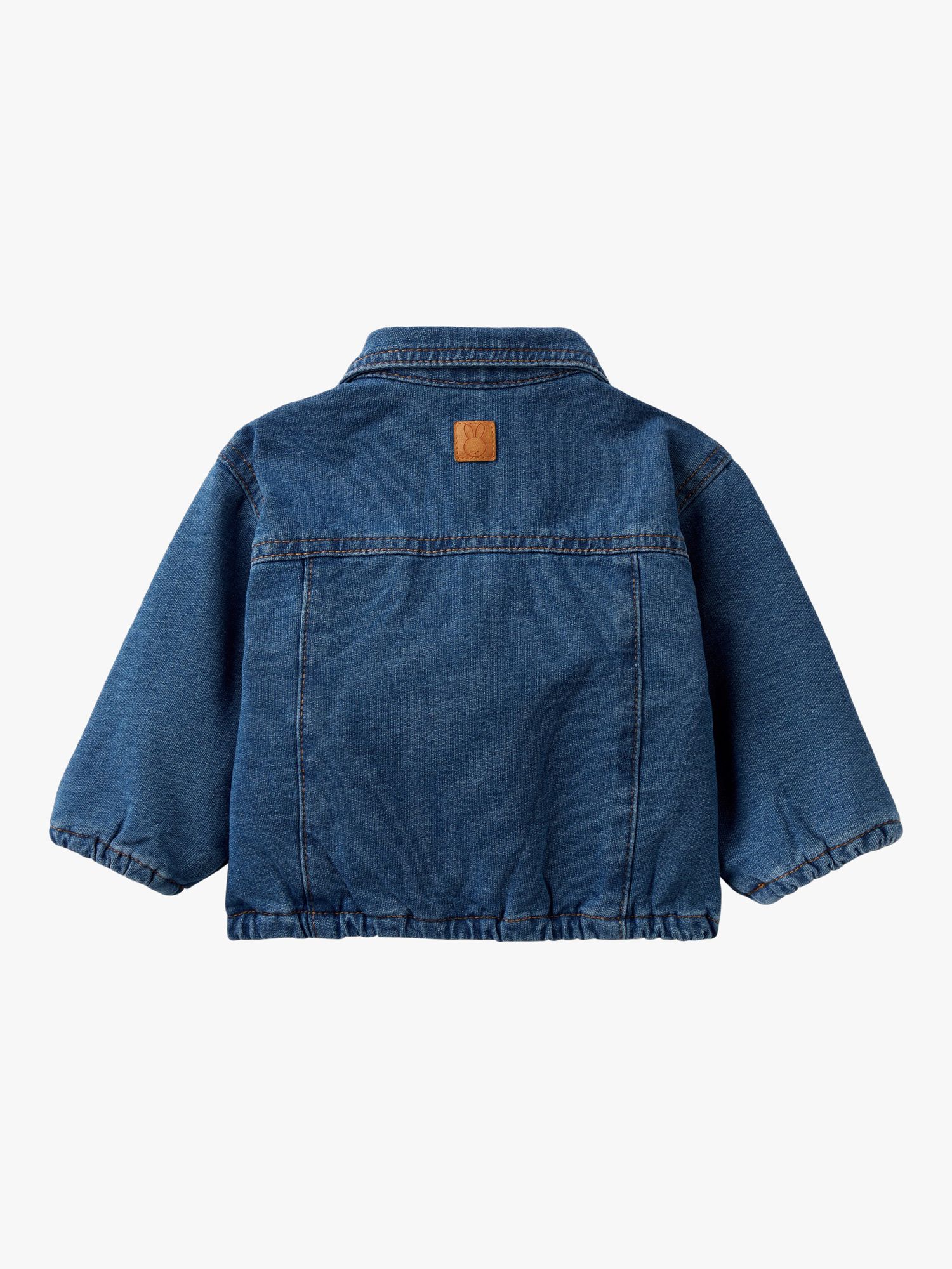 Benetton Baby Denim Jacket, Blue, 0-3 months