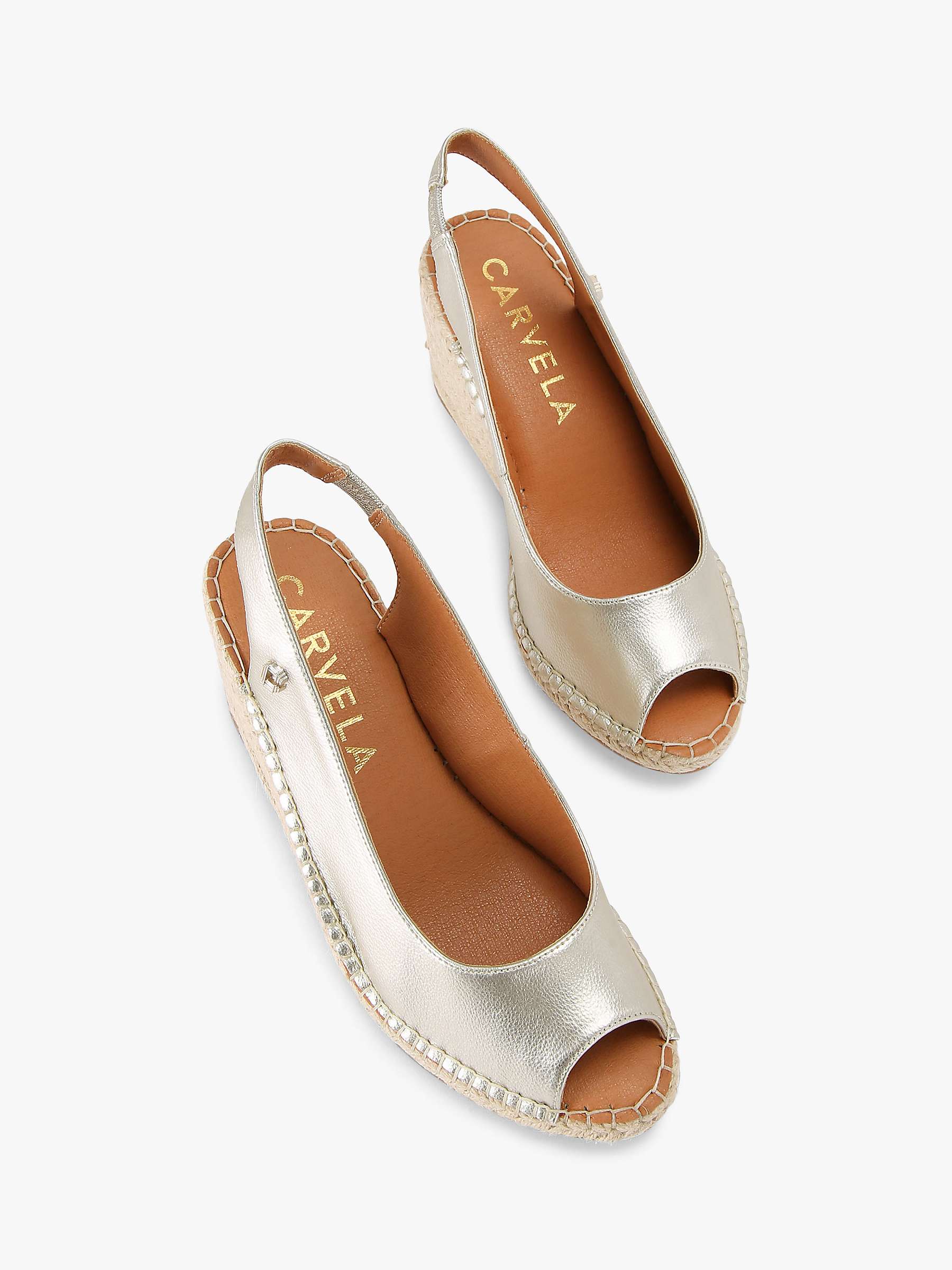 Buy Carvela Florence Wedge Heel Espadrilles Online at johnlewis.com