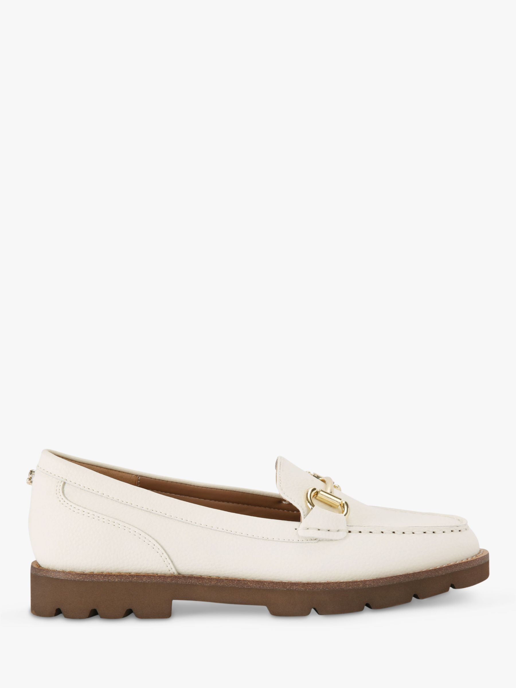Carvela Crown Loafers, Natural Putty at John Lewis & Partners