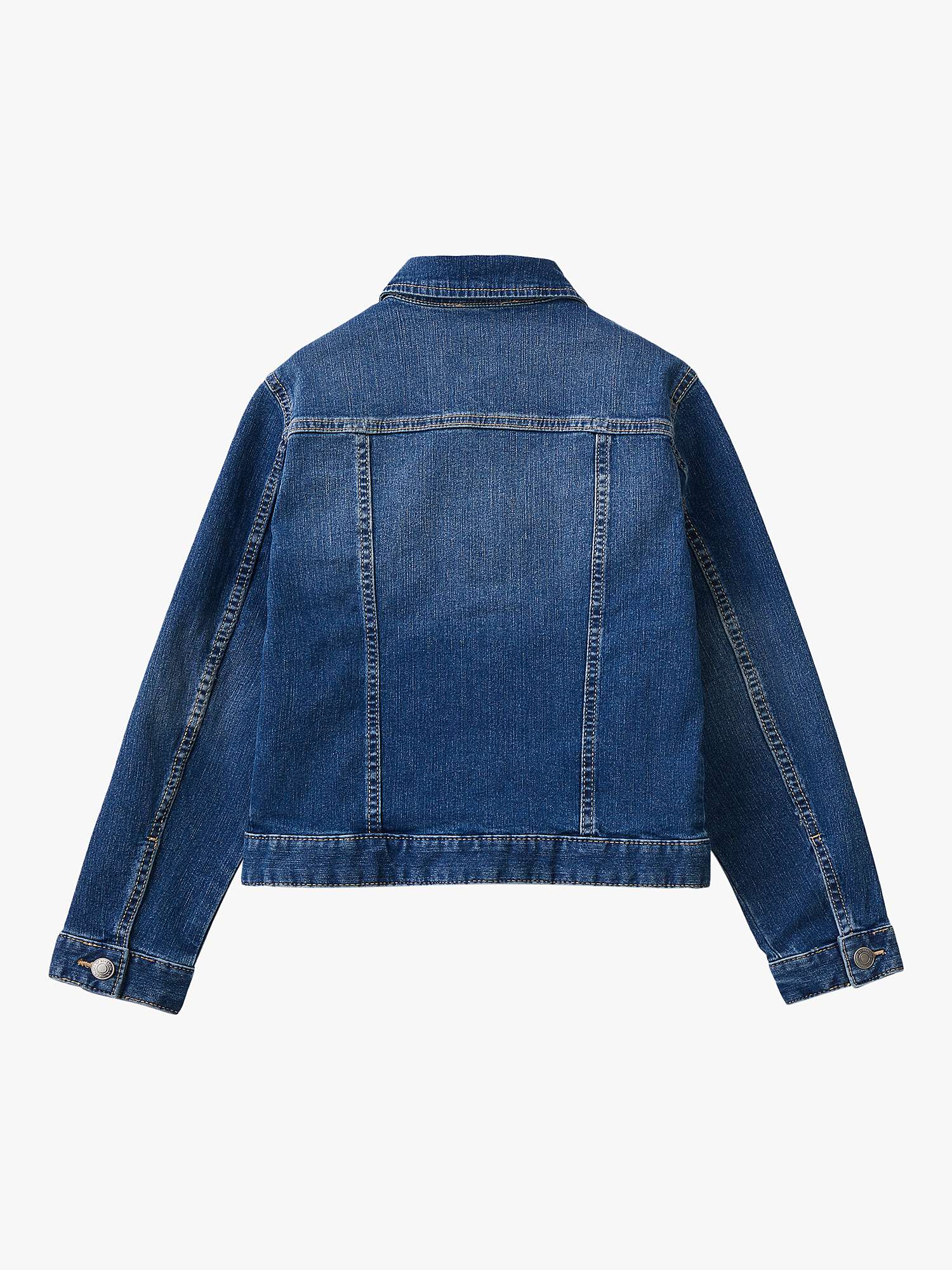 Buy Benetton Kids' Oversized Denim Jacket Online at johnlewis.com