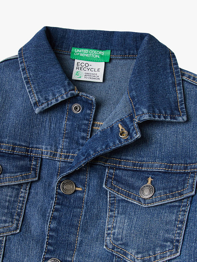 Benetton Kids' Oversized Denim Jacket