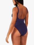 Accessorize Crinkle Swimsuit, Navy