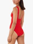 Accessorize Lexi Shaping Swimsuit, Red