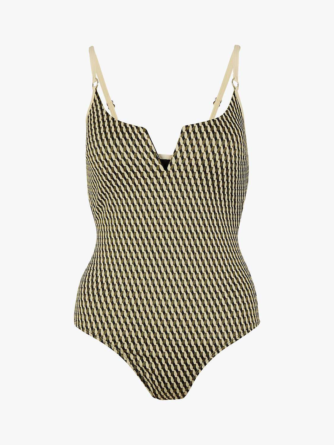 Buy Accessorize Textured Jacquard Swimsuit, Multi Online at johnlewis.com