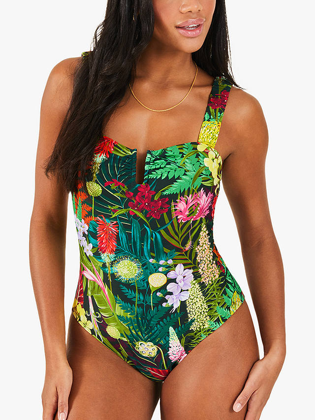 Accessorize Jungle Print Swimsuit, Multi
