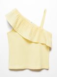 Mango Kids' Havana Asymmetric Top, Yellow