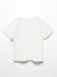 Mango Kids' Cadaques In Step Graphic T-Shirt, Natural White