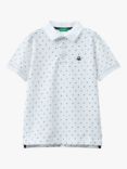 Benetton Kids' Micro Piquet Short Sleeve Polo Shirt