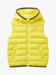 Benetton Kids' Sleeveless Hooded Puffer Jacket