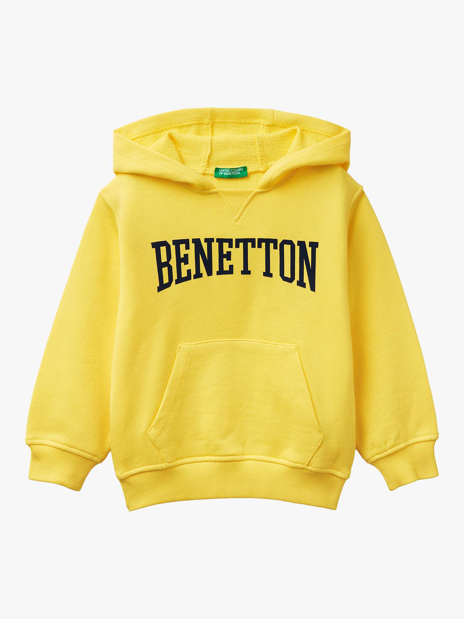 Buy Benetton Kids' Logo Hooded Sweatshirt Online at johnlewis.com