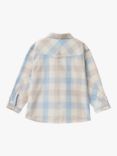 Benetton Kids' Checked Casual Long Sleeve Shirt, Blue/Multi