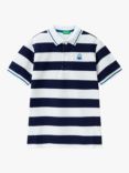 Benetton Kids' Stripe Short Sleeve Polo Shirt