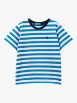 Armor Lux Kids' Let's Go Fishing Graphic T-Shirt, Blue