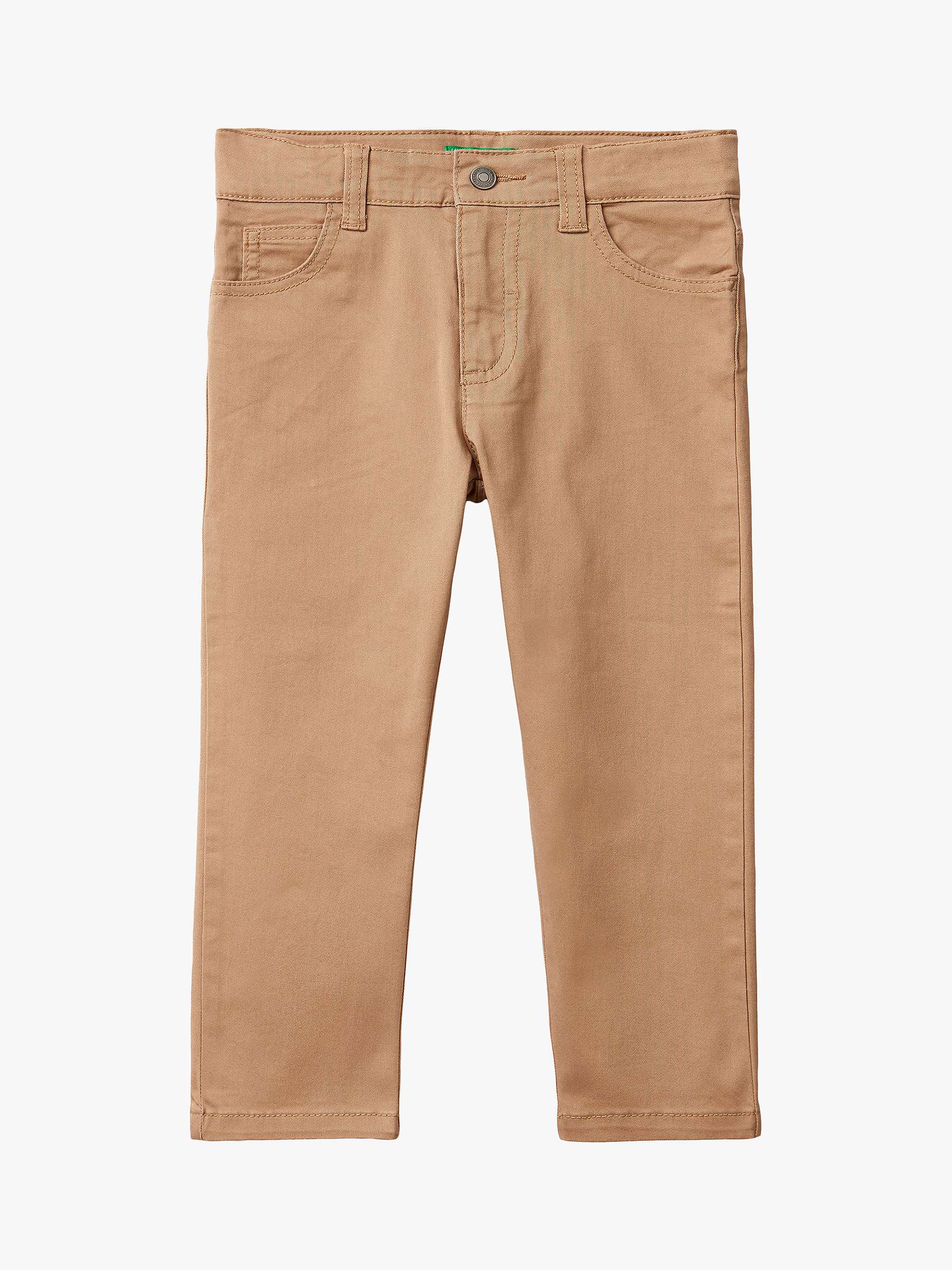 Buy Benetton Kids' Five Pocket Slim Fit Trousers Online at johnlewis.com