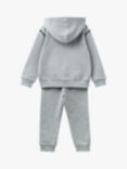 Benetton Kids' Fleece Tracksuit, Medium Melange Grey