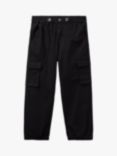 Benetton Kids' Cargo Trousers, Black