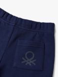 Benetton Kids' Elasticated Waist Shorts, Night Blue