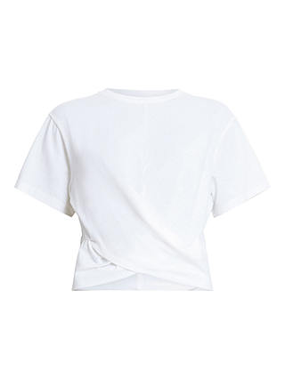 AllSaints Mallinson Crossover T-Shirt, Optic White
