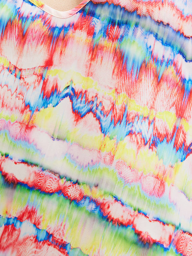 AllSaints Bryony Melissa Abstract Print Midi Slip Dress, Multi