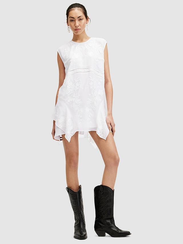 AllSaints Audrina Mini Dress, White