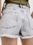 AllSaints Heidi Frayed Hem Denim Shorts