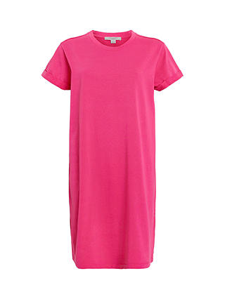 AllSaints Anna Mini T-Shirt Dress, Neon Pink