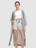 AllSaints Misha Knit Kimono, Grey