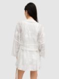 AllSaints Carina Embroidered Kimono, White