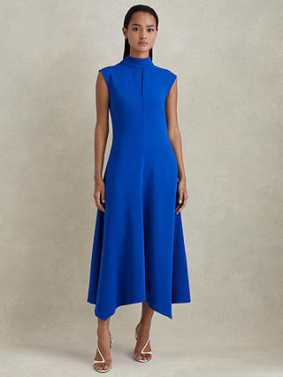 Reiss Libby Occasion Midi Dress, Cobalt Blue
