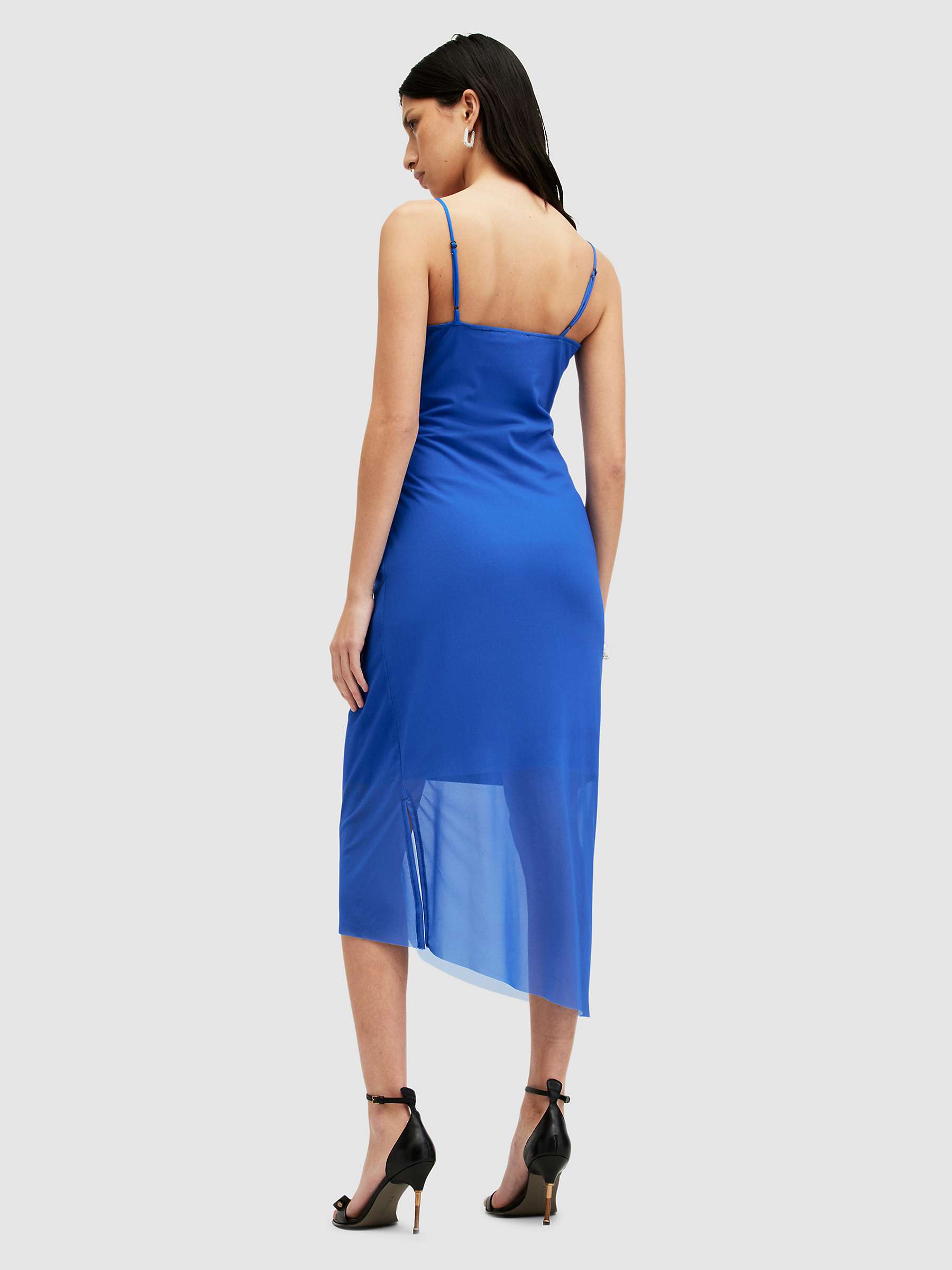 Buy AllSaints Ulla Ruched Bodycon Midi Dress Online at johnlewis.com