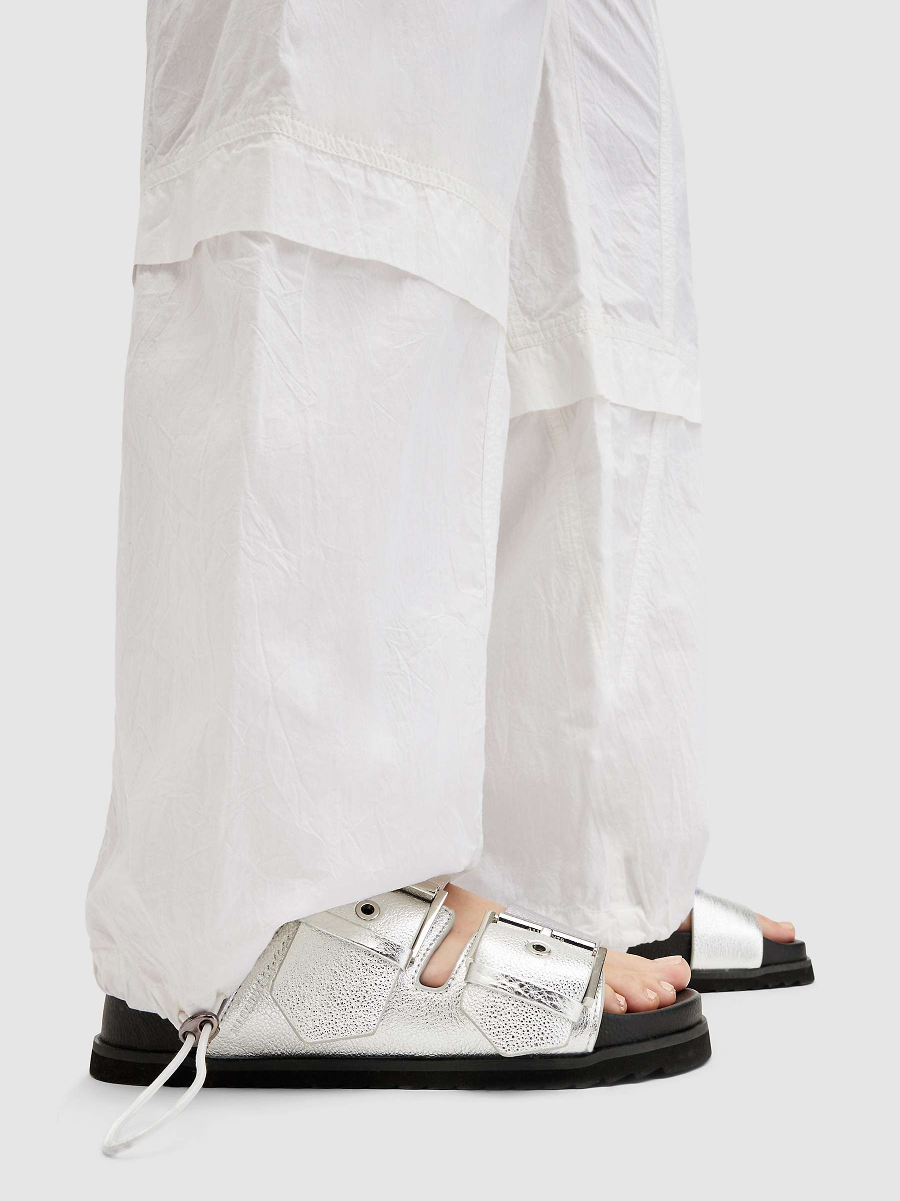 Buy AllSaints Barbara Organic Cotton Cargo Trousers Online at johnlewis.com