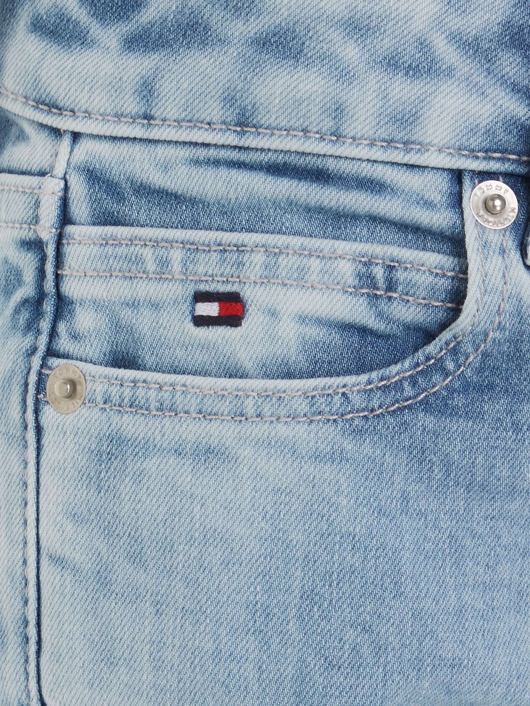 Buy Tommy Hilfiger Kids' Modern Straight Fit Jeans, Salt & Pepper Light Online at johnlewis.com