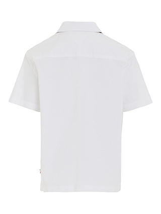 Tommy Hilfiger Kids' Short Sleeve Oxford Shirt, White