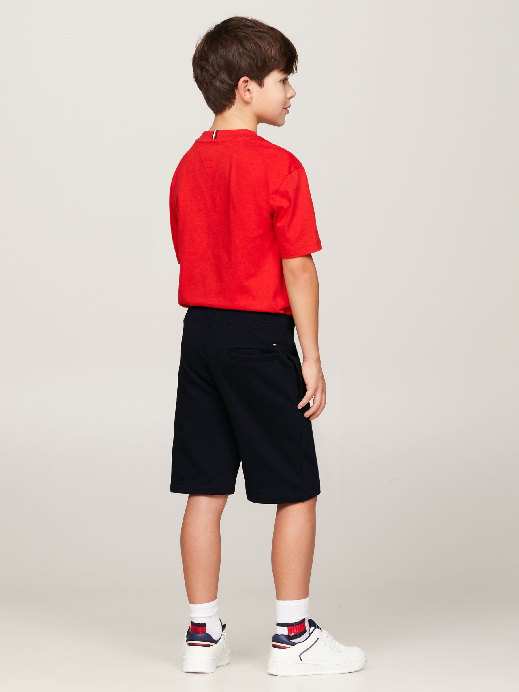 Tommy Hilfiger Kids' Essential Sweat Shorts, Desert Sky, 5 years