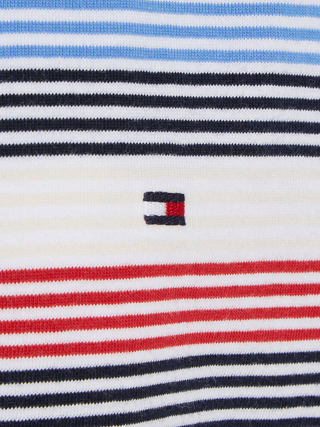Tommy Hilfiger Kids' Multicolour Stripe T-Shirt, Red/White