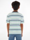 Tommy Hilfiger Kids' Short Sleeve T-Shirt, White Base, White Base